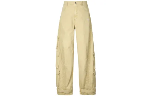 Adidas Originals Casual Pants Unisex Linen Khaki Brown