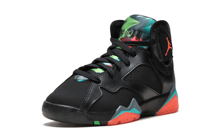 Кроссовки Jordan Air Jordan 7 Retro Barcelona Nights (черные с разноцветным) — фото 2