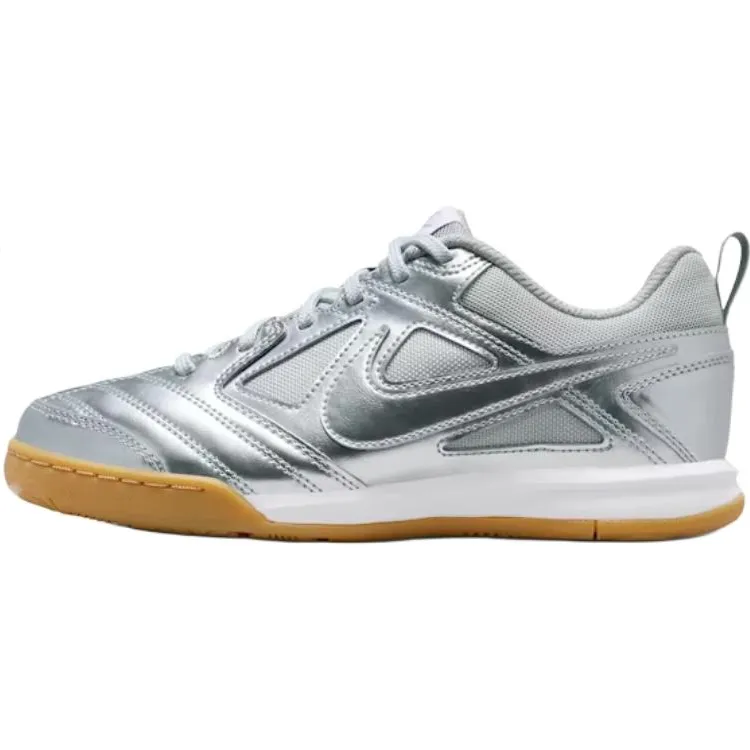 Nike Gato Low top Kids' Soccer Shoes Silver Unisex