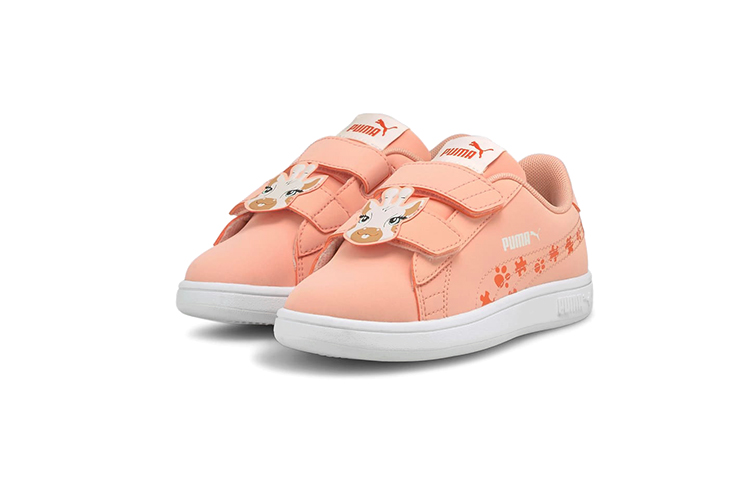 детские кеды PUMA Smash v2 (розовый) — фото 4