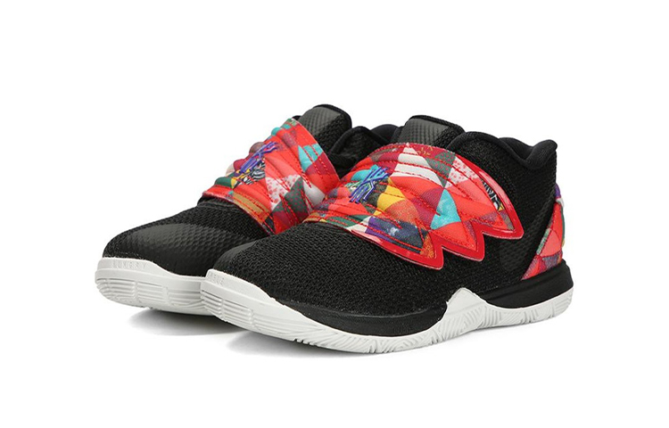 Детские кроссовки Nike NikeKyrie 5 CNY (черно-красные) — фото 4