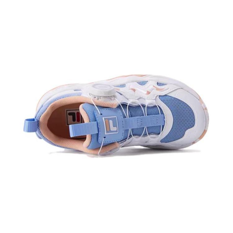 Детские кроссовки Fila KIDS BOA (бело-голубой) — фото 3