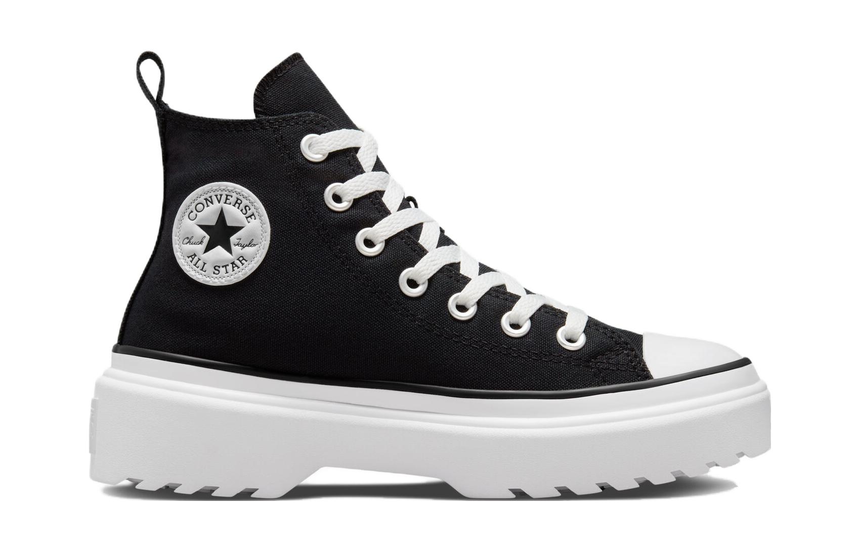Детские кеды Converse Chuck Taylor All Star Lugged Lift Platform (черный) — Чёрный — фото 2