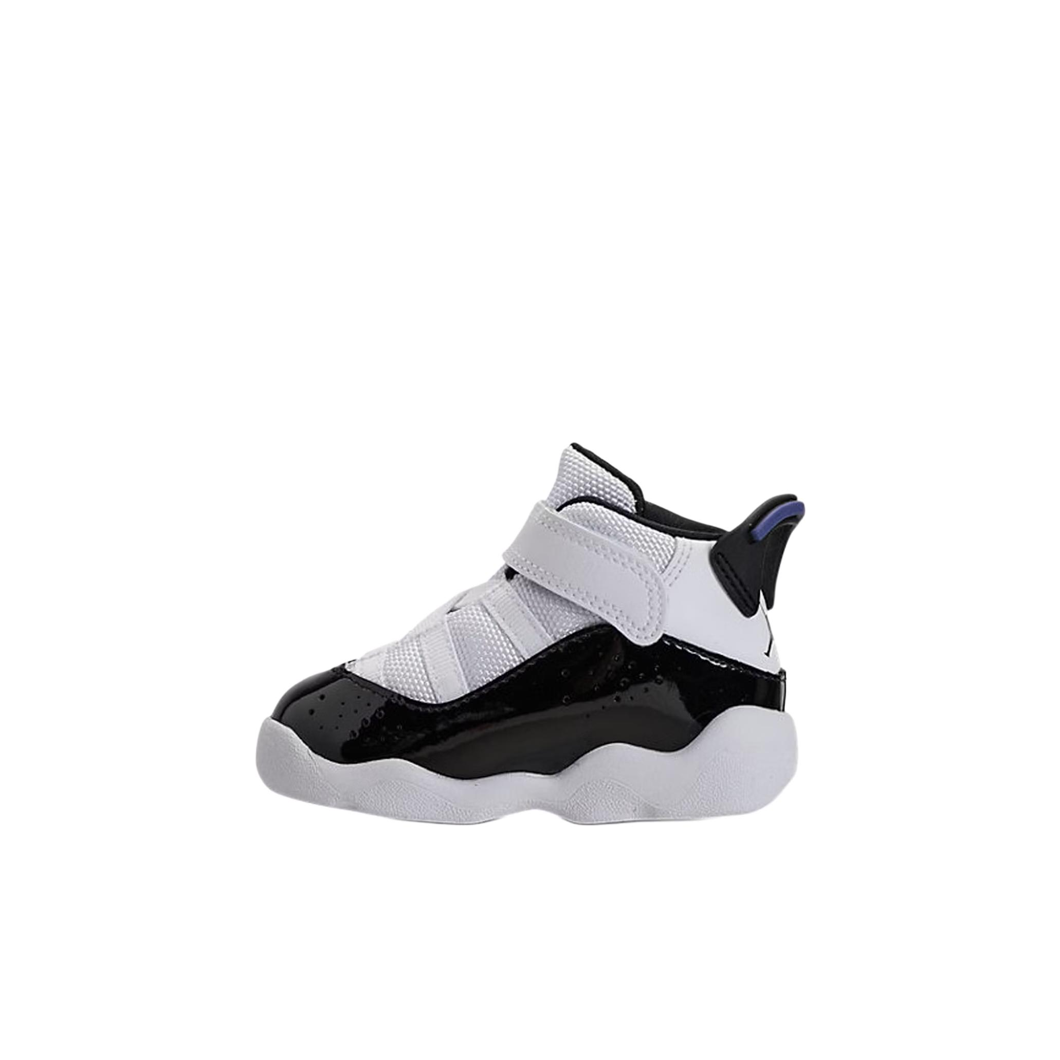Детские кроссовки Jordan Air Jordan 6 Rings (черно-белые)