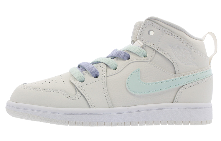 Детские кроссовки Jordan Air Jordan 1 Mid Phantom Igloo (серые)