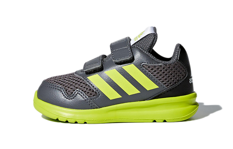 Детские кроссовки adidas Altarun CF I (серо-желтые)