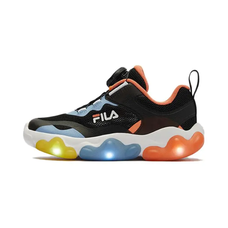 FILA KIDS Boa Low top Kids' Training Shoes Black Blue Children Aged 3 7 Years Old