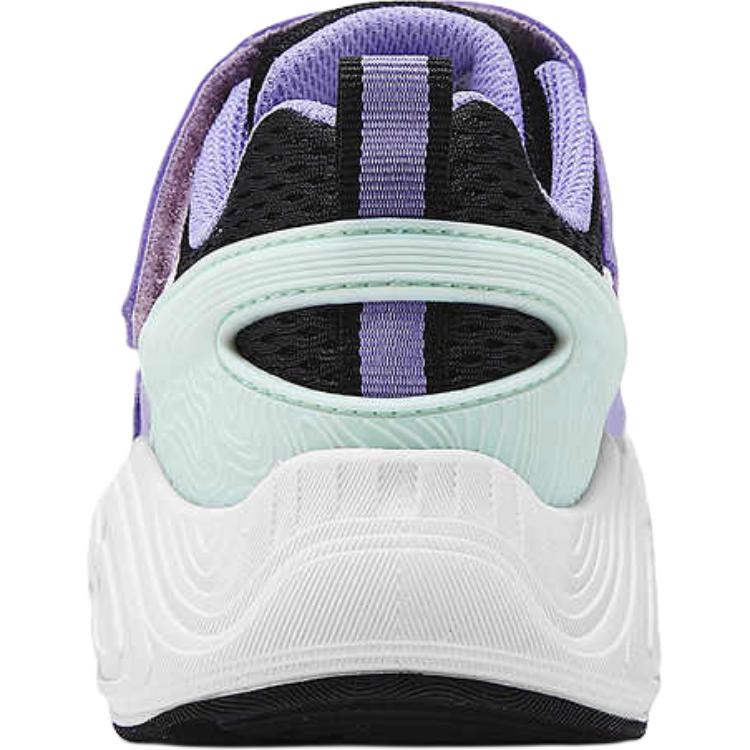 Детские кроссовки Skechers kids Air-Cooled MEMORY FOAM (черно-бело-фиолетовые) — Чёрныйбелыйфиолетовый — фото 4
