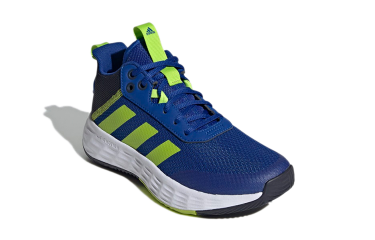 Детские кроссовки adidas OwnTheGame 2.0 K (сине-зеленые) — Синий / зелёный — фото 3