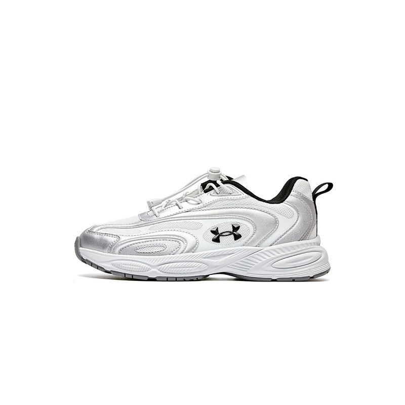 Детские кроссовки Under Armour (черно-серые)