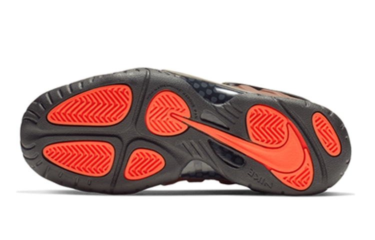 Кроссовки Nike Foamposite Pro Color Shift (коричнево-черные) — фото 7