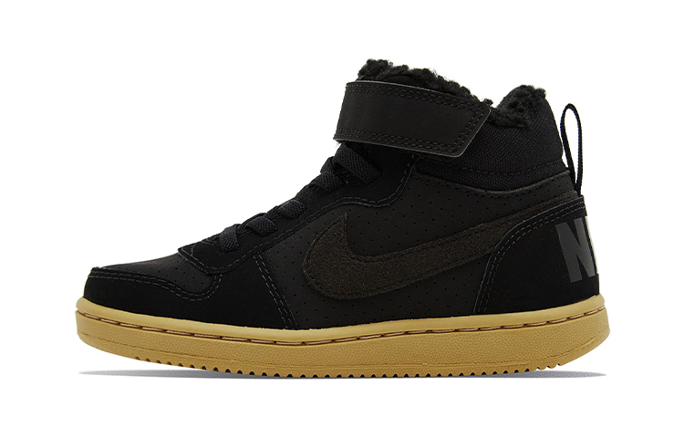 Кроссовки Nike Court Borough Mid (темно-коричневые)