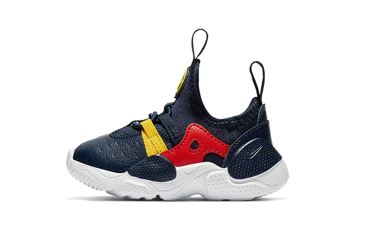 Детские кроссовки Nike Huarache E.D.G.E. (разноцветные) — Жёлтый / синий / красный — фото 1