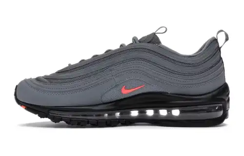 Nike Air Max 97 Dark Grey Black Crimson GS