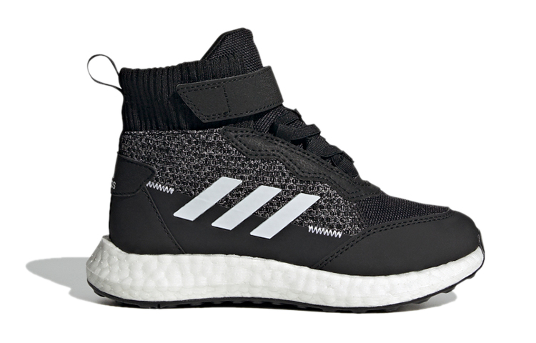 Детские кроссовки adidas (черно-белые) — фото 3