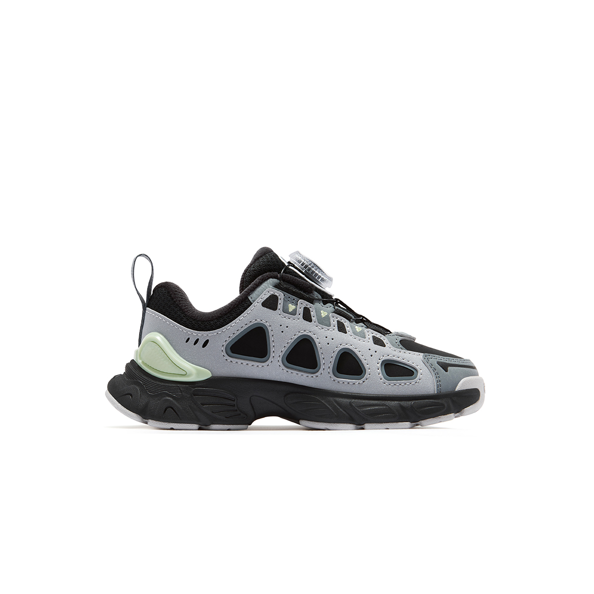 Детские кроссовки Fila KIDS Heritage-FHT BUGLE NORTH (черно-серебристые) — фото 3