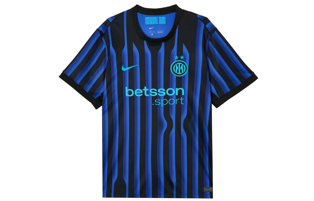 Nike Inter Milan Soccer Jersey Fan Edition Men's Lyon Blue/Black/Chlorine Blue
