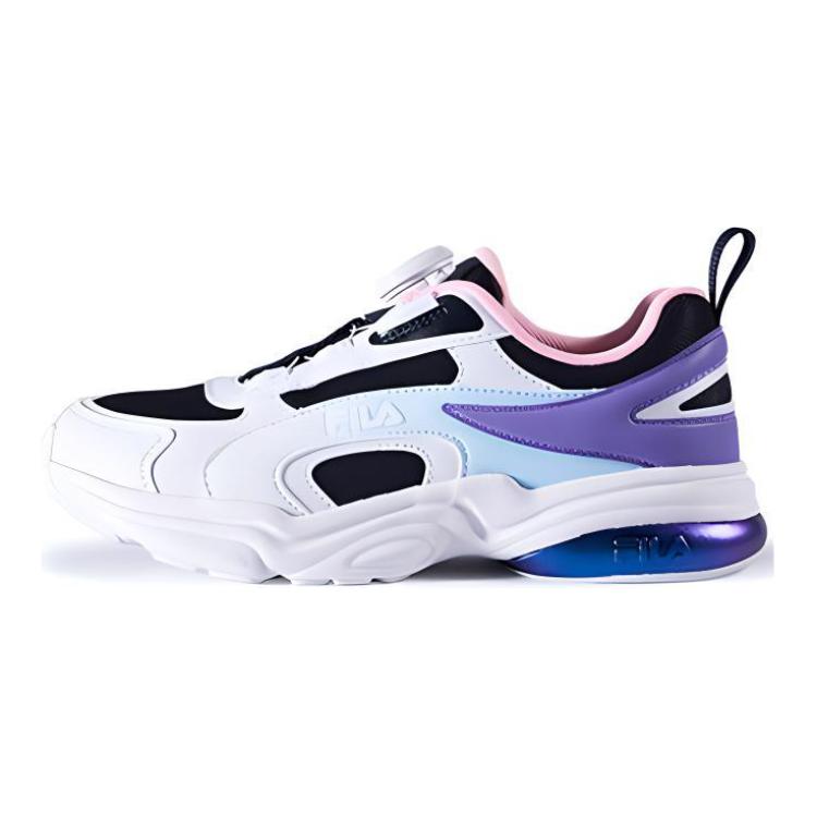 Детские кроссовки FILA KIDS VOLANTE 2 (бело-фиолетовые)
