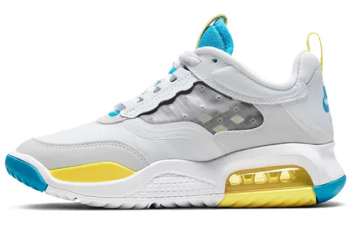 Jordan Maxin 200 Low top Casual Shoes Gray Blue Yellow Unisex