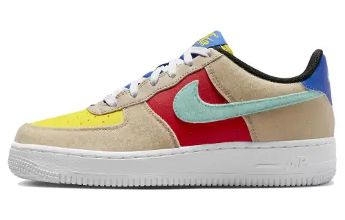 Nike Air Force 1 Low Multi-Color Velcro GS