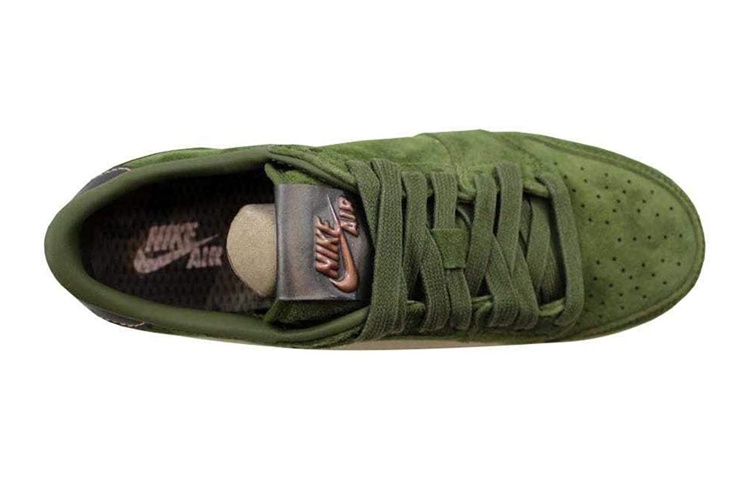 Кроссовки Jordan Air Jordan 1 Retro Low NS (зеленые) — фото 3