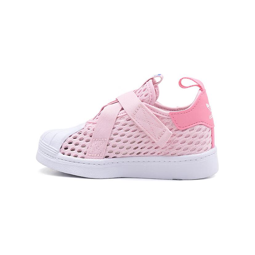 Обувь для малышей adidas originals (розово-белая)