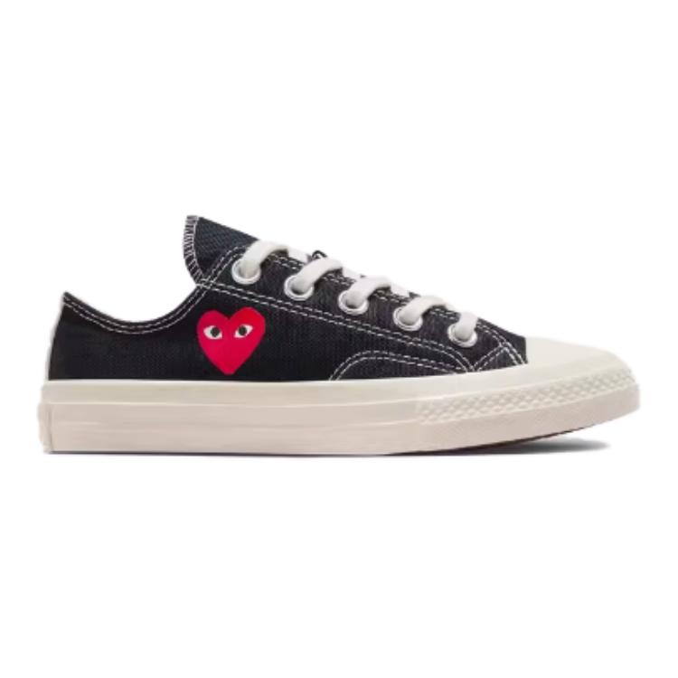 Детские кеды Converse Chuck 70 (черно-красные) — Черный / Красный — фото 2