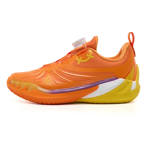 RIGORER Reeves series Reeves three generations AR3 sunset color student training practical sports shoes anti-slip shock absorption wear-resistant low-top children's basketball shoes children's style