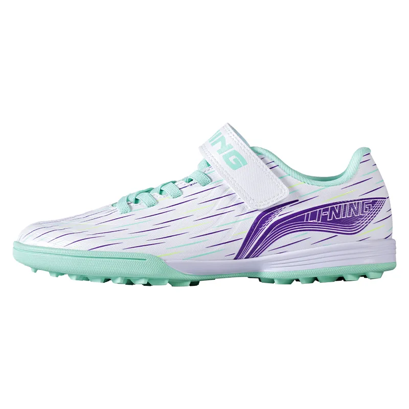 Li Ning YOUNG PU Polyurethane Slip Resistant And Breathable Low top Kids' Soccer Shoes Kids'