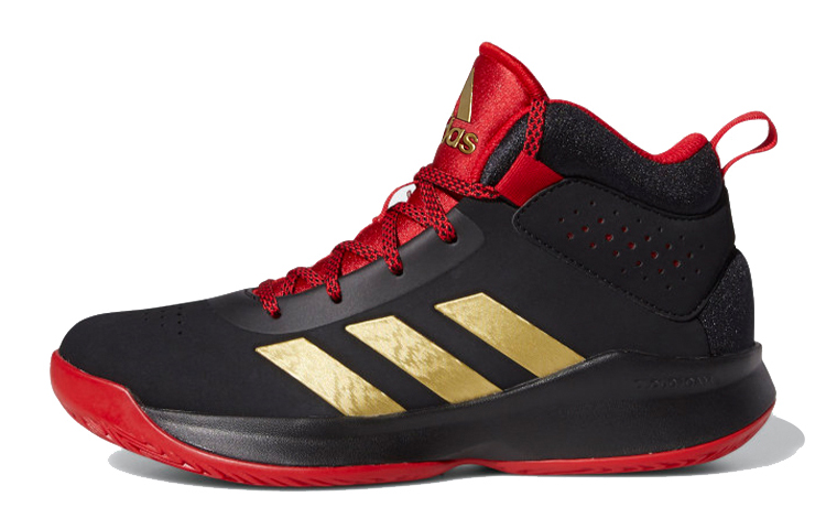 Детские кроссовки adidas Cross Em Up 5 (черно-красно-золотой)