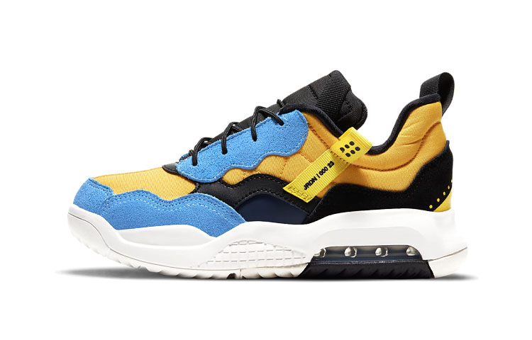 Детские кроссовки Jordan Jordan MA2 "University Gold" (сине-желто-черные)