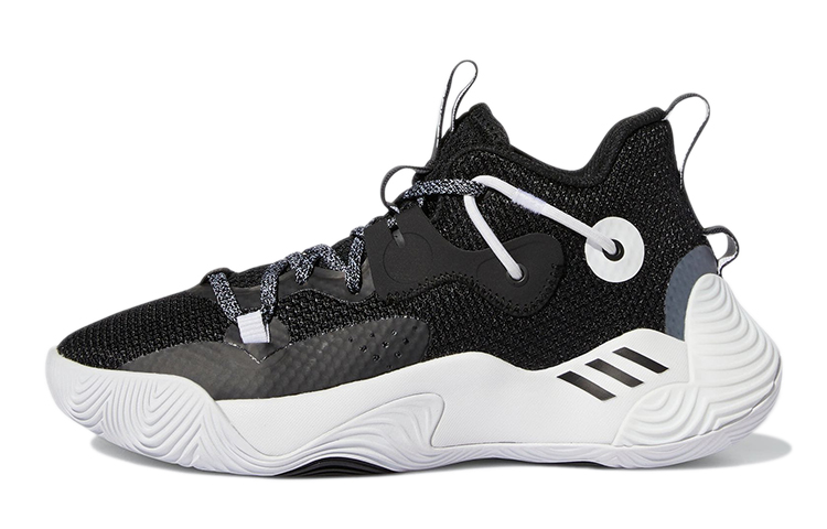Кроссовки adidas Harden Stepback 3 (черно-белые)
