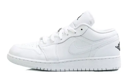 Jordan 1 Low GS White Black
