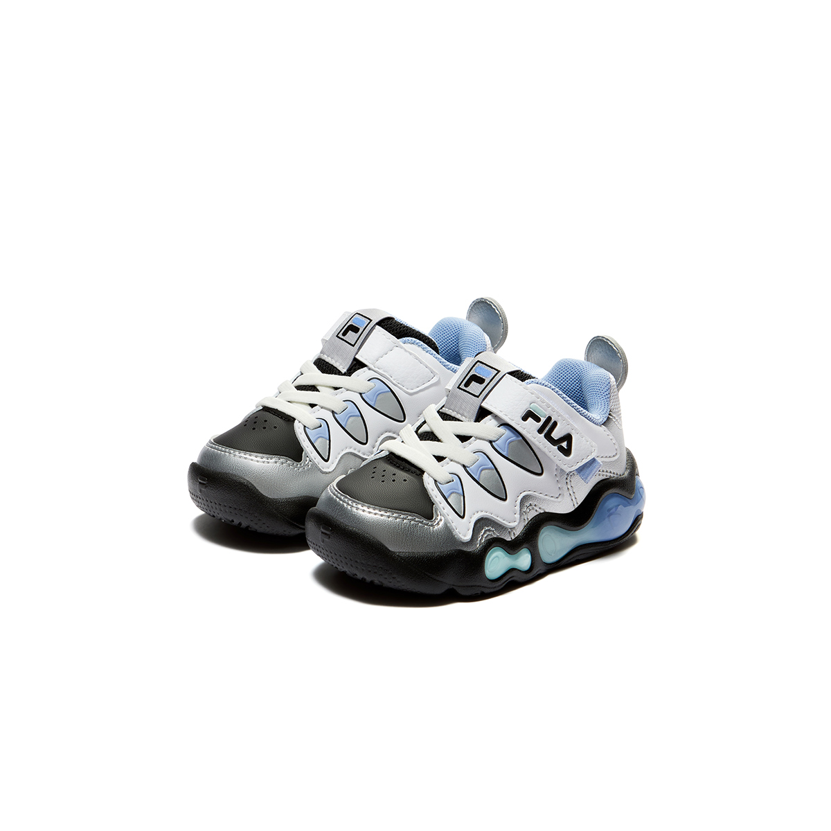 Кроссовки Fila KIDS Heritage-FHT VERTICAL/ / (черно-белые) — 黑/斐乐白 — фото 3