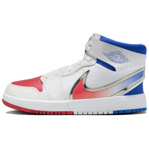 Air Jordan 1 Mid RM EasyOn 'White Racer Blue Red' GS