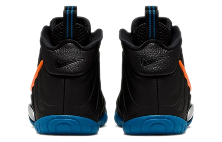 Кроссовки Nike Foamposite Pro Air "Knicks" GS (черные) — фото 5