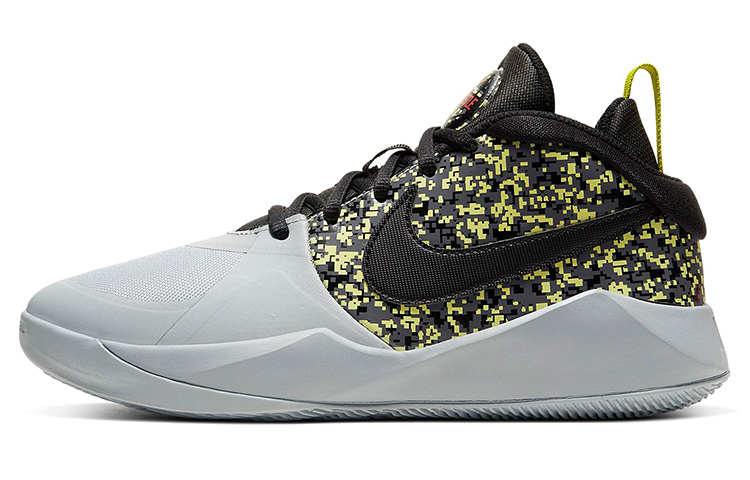 Nike Team Hustle D 9 Slip Resistant Cushioning Abrasion Resistant Breathable Mid top Performance Basketball Shoes