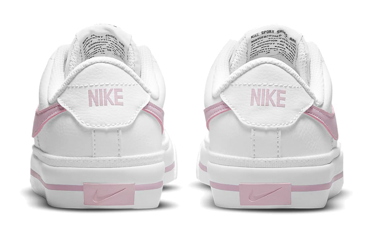 Кеды Nike NikeCourt Legacy (бело-розовые) — 白/淡粉 — фото 6