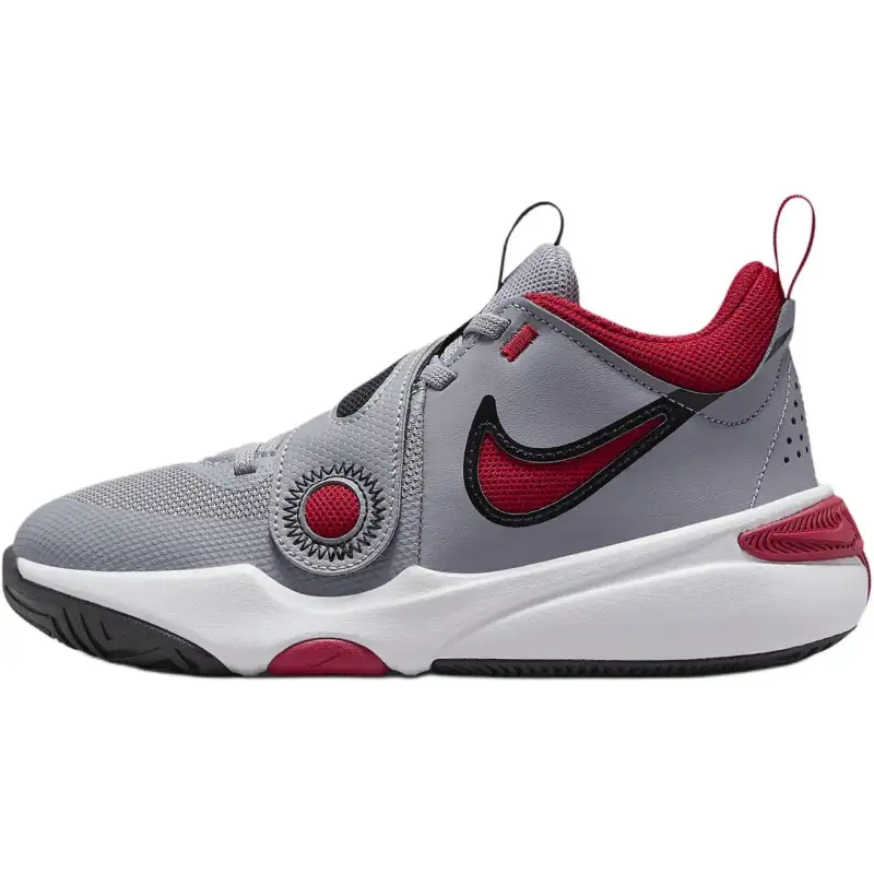 Nike Team Hustle D 11 Low top Basketball Shoes Gray Unisex