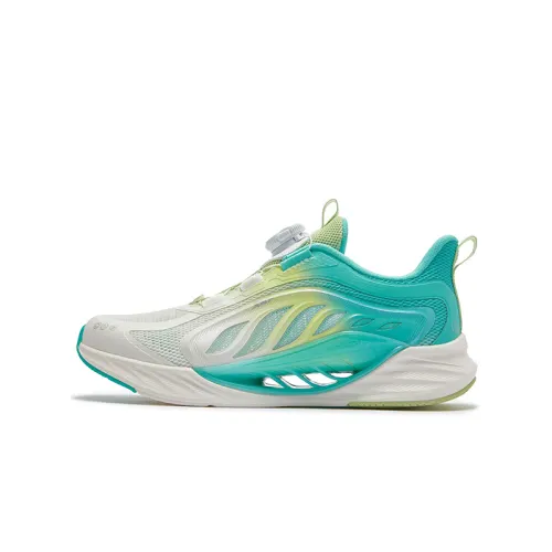 Xtep Hydrogen Wind 8.0 Scientific Foot Protection Mesh Breathable Gas Test Low-top Running Shoes Jelly Green Aurora Green Children's Style