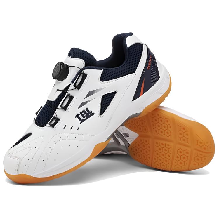 TONYBEAR Slip Resistant Abrasion Resistant Low top Badminton Shoes Unisex