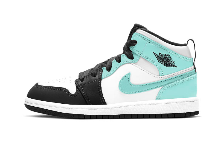 Кроссовки Jordan Air Jordan 1 Mid "Island Green" (бирюзовые)