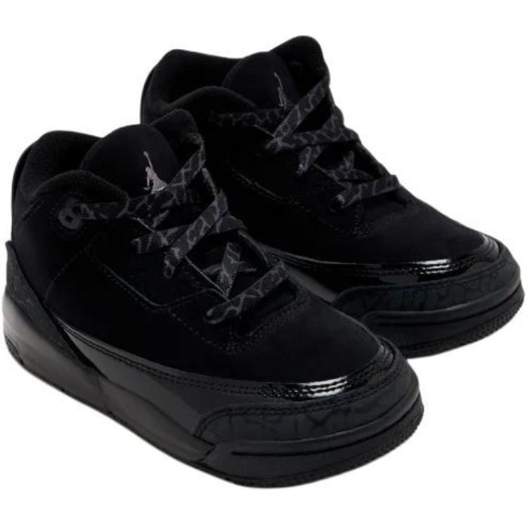 Кроссовки Jordan Air Jordan 3 Retro Black Cat (черный) — Чёрный — фото 5
