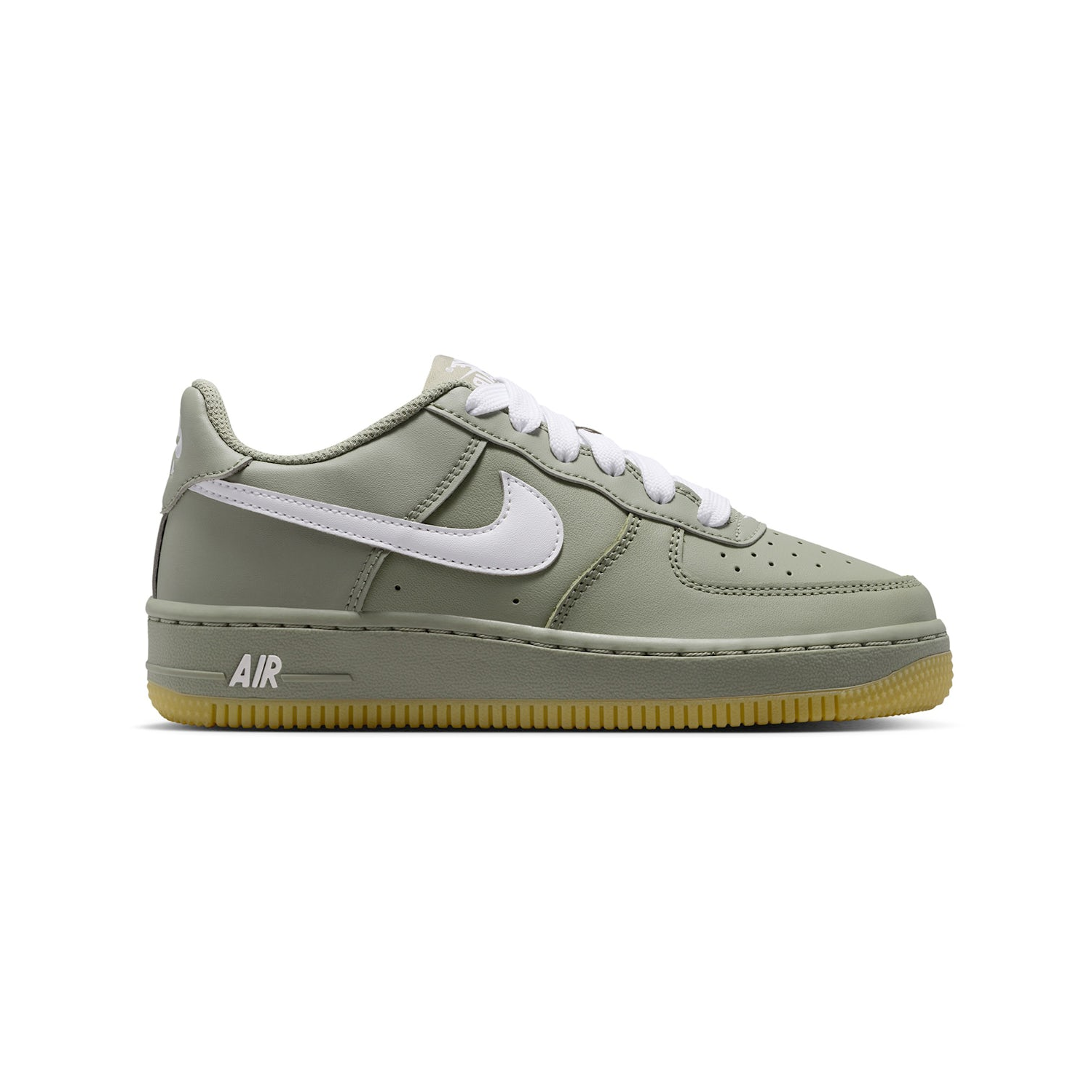 Кеды Nike Air Force 1 Lv8 Low (бело-зеленые) — фото 2