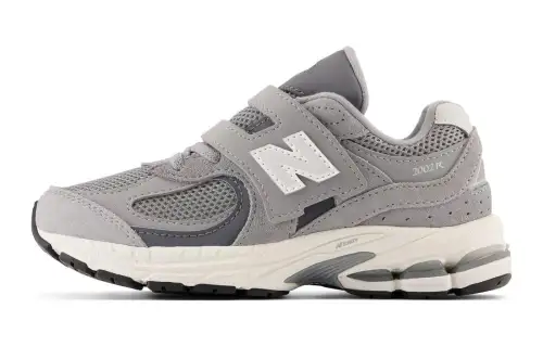 New Balance NB 2002R Comfortable and versatile, wear-resistant, low-cut children's running shoes, gray, for small and medium-sized children