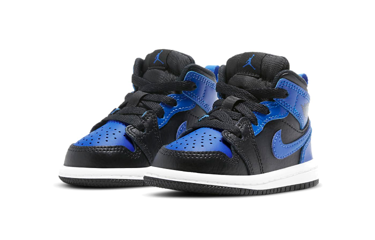 Кроссовки Jordan Air Jordan 1 Hyper Royal (черный / синий) — Чёрный / синий — фото 4