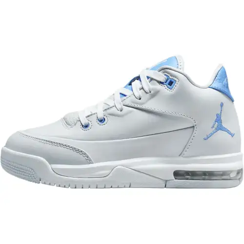 Jordan Flight Origin 3 Mid top Basketball Shoes White Blue Unisex
