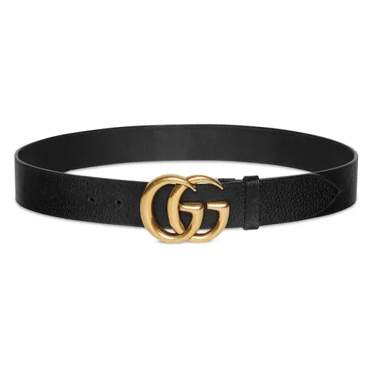 GUCCI Gg Signature Buckled Belt
