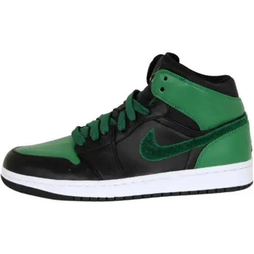 Jordan Air Jordan 1 Retro Phat Premier Mid top Basketball Shoes Green Black Unisex