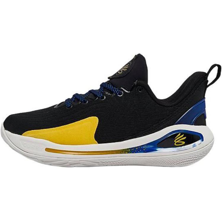 Детские баскетбольные кроссовки Under Armour Under Armour Curry 12 Dub Nation (черно-белые)